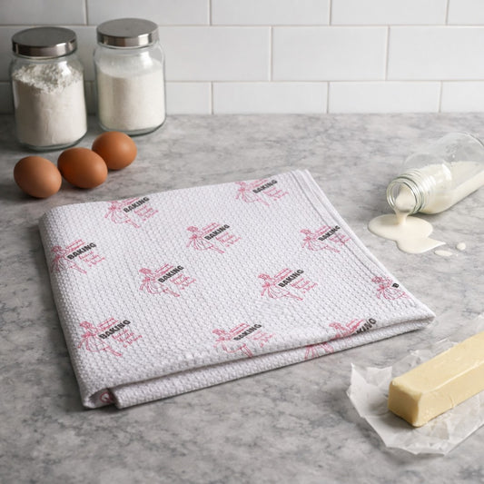 Baking Because Murder is Wrong Super Absorbent Dish Towel