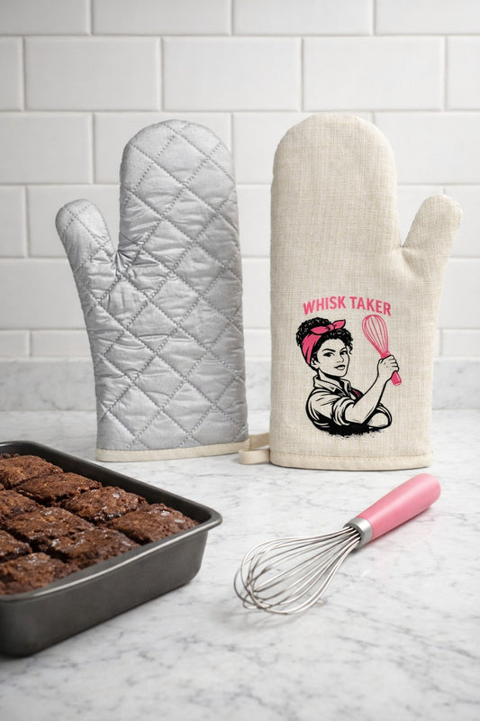 Whisk Taker Oven Mitts